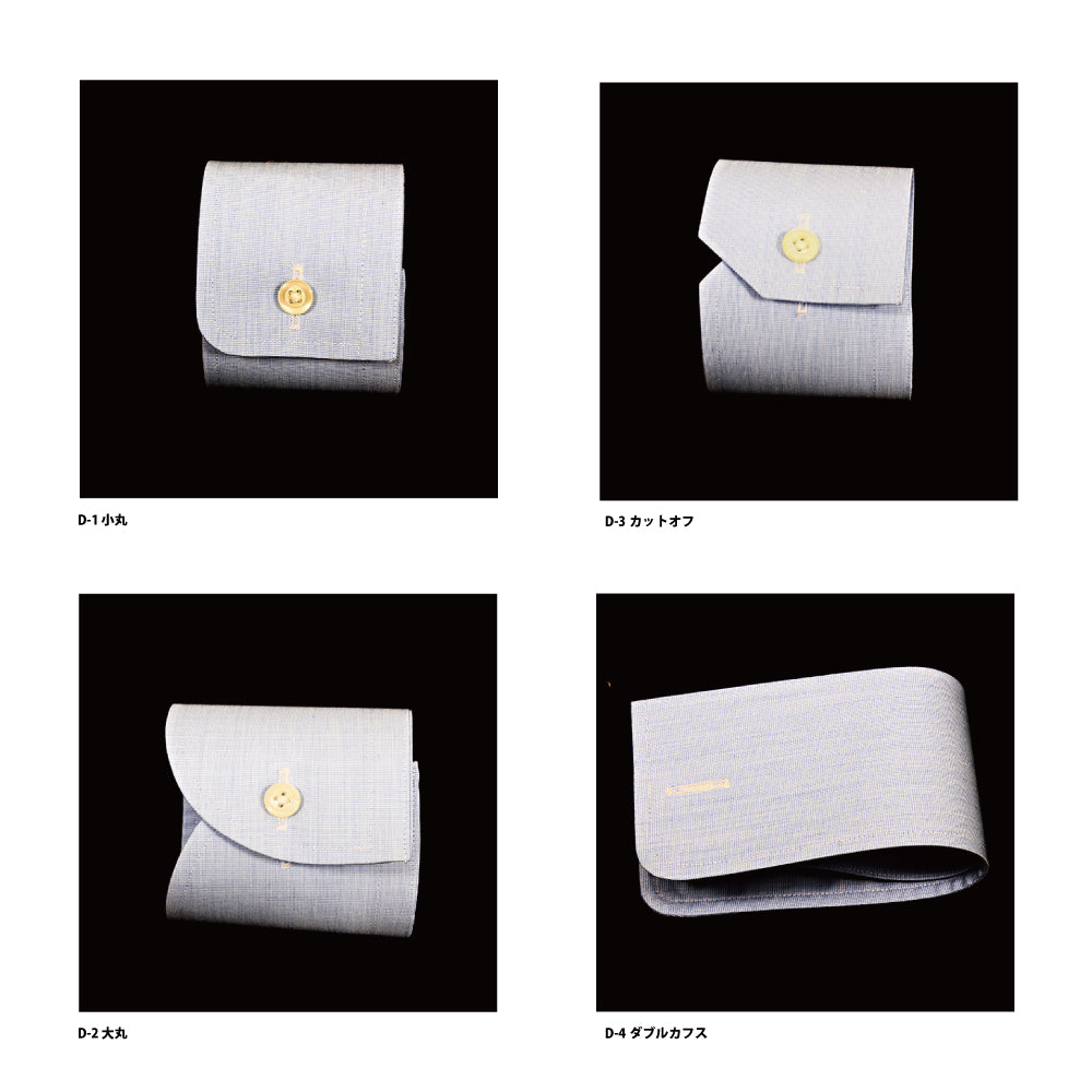 TOMIYA ORDER MADE SHIRTING オーダーメイドシャツ/綿100%・ブルーハケ目