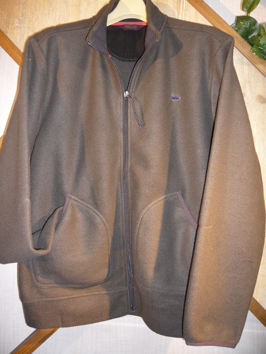 DECOY 軽量ニットフリースブルゾン