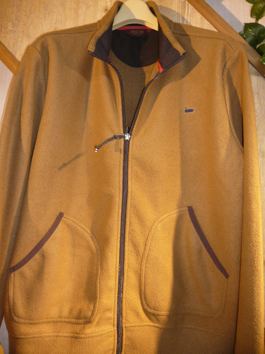 DECOY 軽量ニットフリースブルゾン