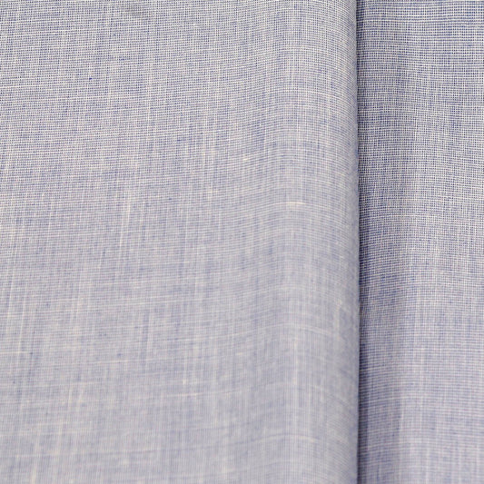 ARAMISアラミス オーダーメイドシャツ綿/ポリエステル・ブルー/ハケ目