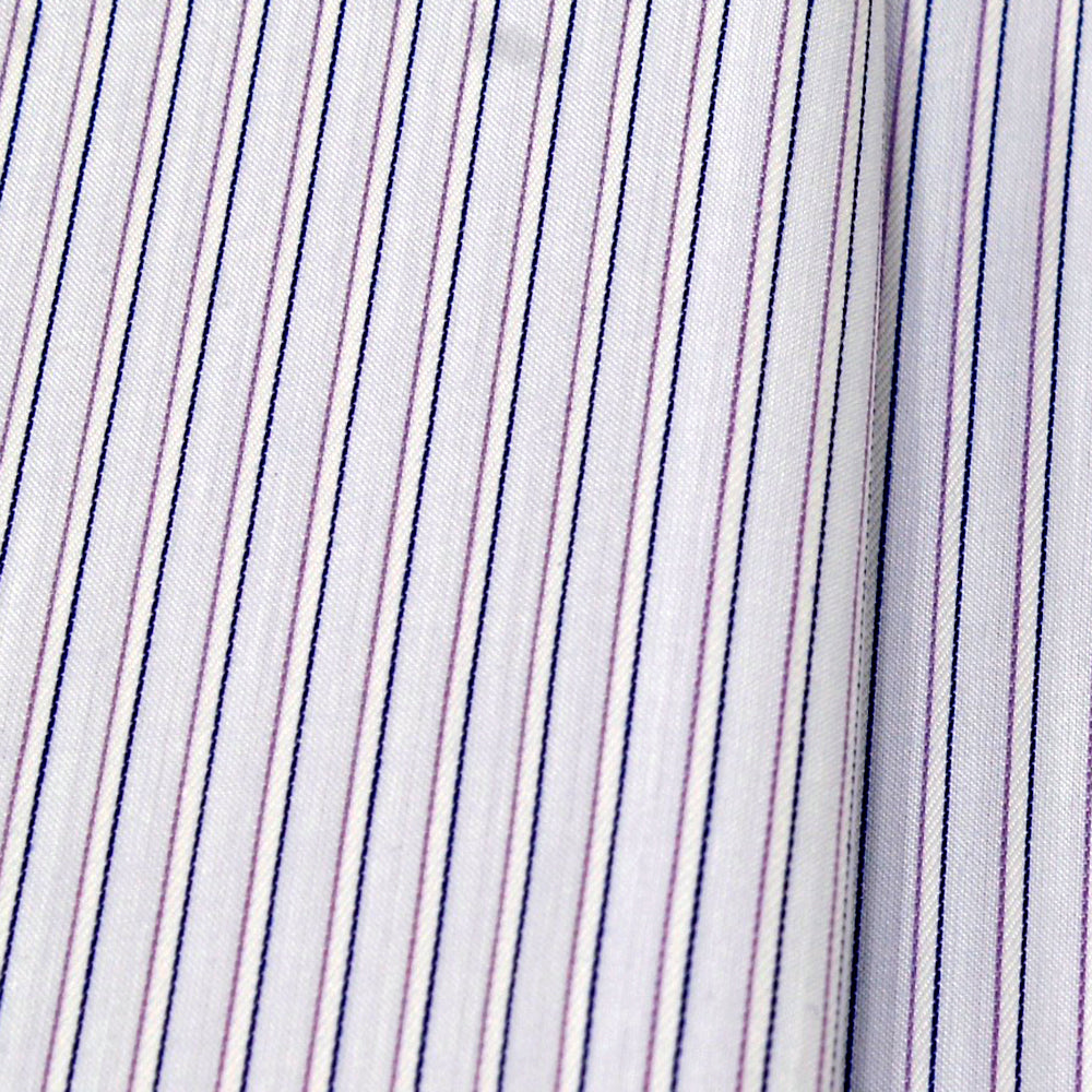 ARAMISアラミス オーダーメイドシャツ綿/ポリエステル・ブルー/ドビーダブルストライプ