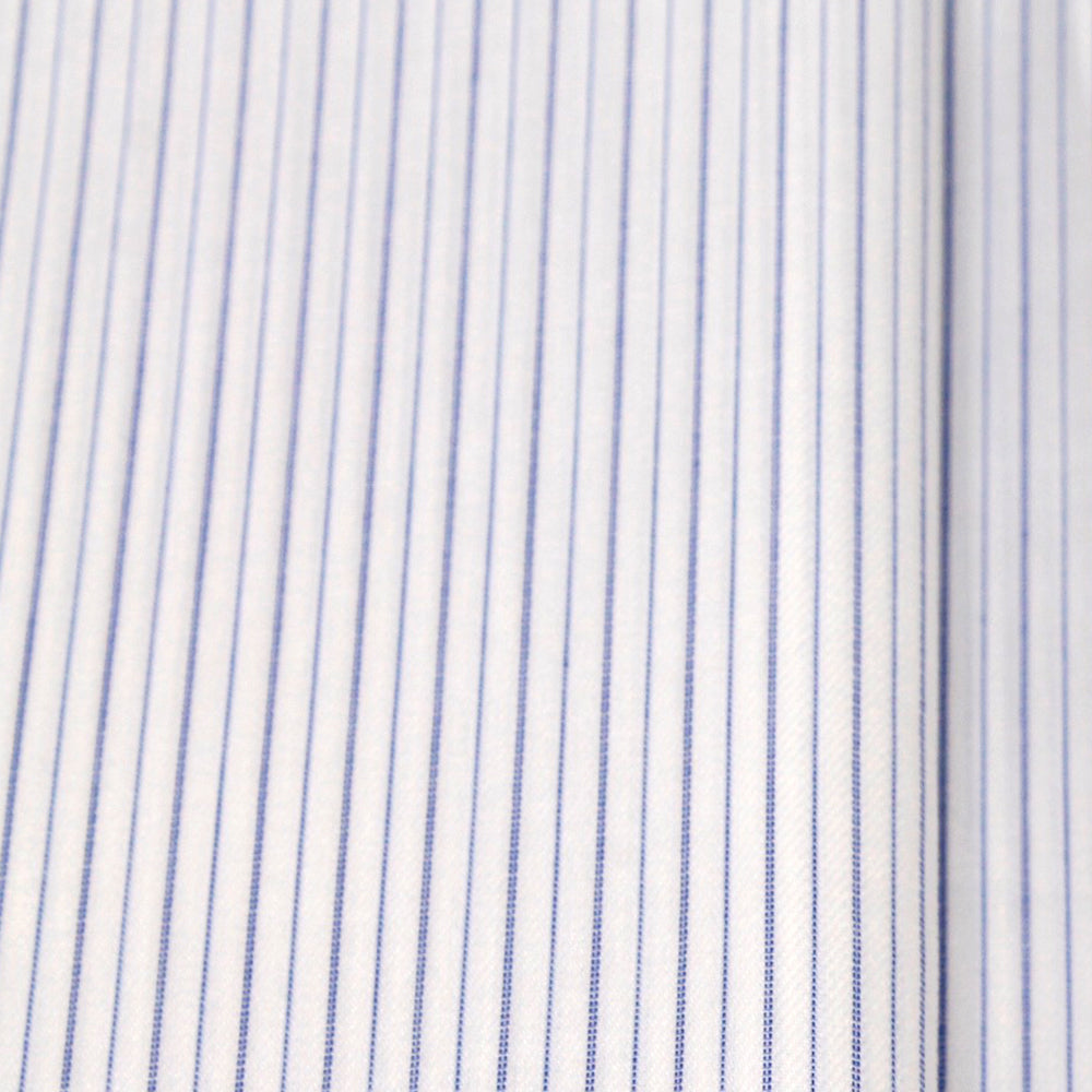 ARAMISアラミス オーダーメイドシャツ綿/ポリエステル・ブルー/マルチストライプ