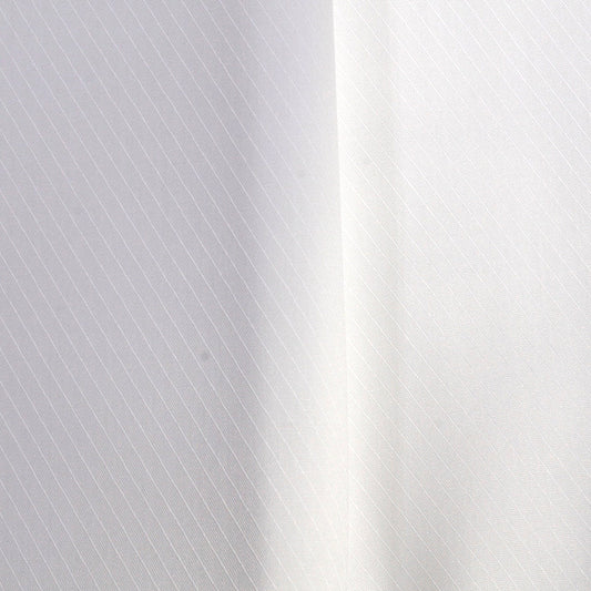 TOMIYA ORDER MADE SHIRTING-オーダーメイドシャツ/綿100%・白ドビーナナメ柄