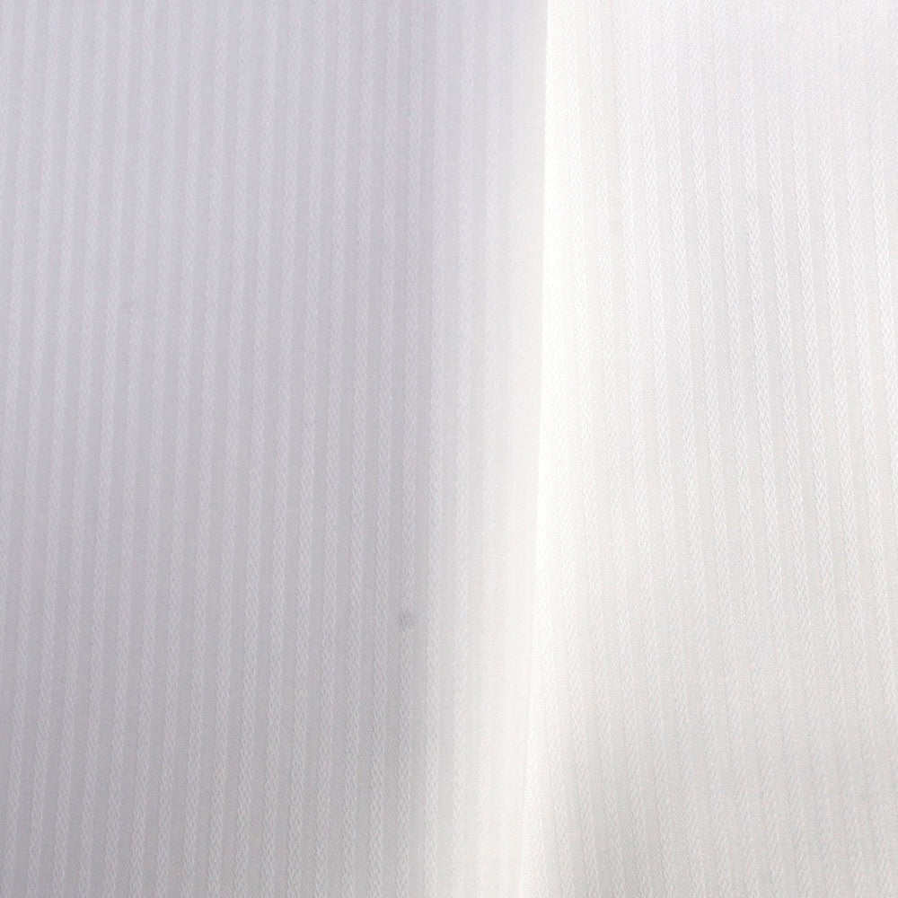 TOMIYA ORDER MADE SHIRTING オーダーメイドシャツ/綿100%・白ドビーストライプ