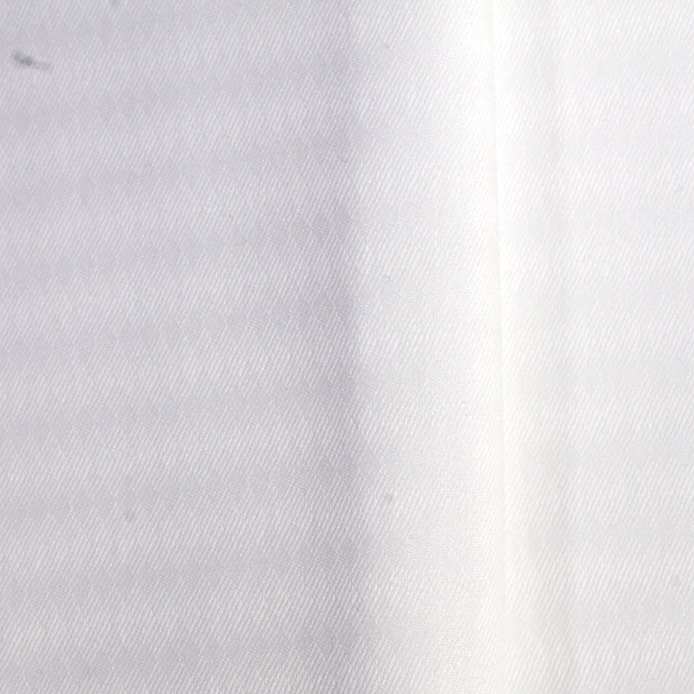 TOMIYA ORDER MADE SHIRTING オーダーメイドシャツ/綿100%・白ドビーダイヤ柄