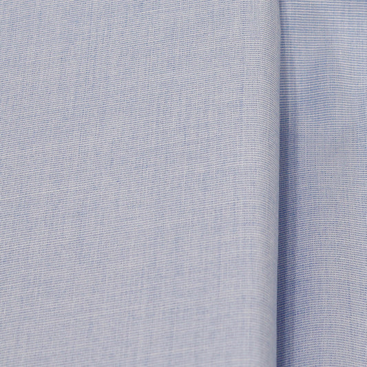 TOMIYA ORDER MADE SHIRTING オーダーメイドシャツ/綿100%・ブルーハケ目