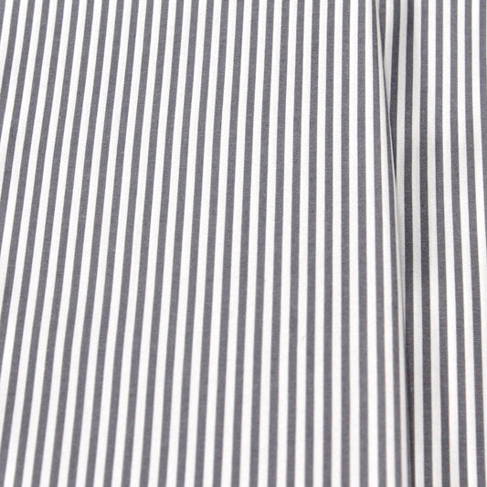 TOMIYA ORDER MADE SHIRTING オーダーメイドシャツ/綿100%・グレーロンスト