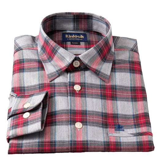 キンロック 国産スペック染めチェックシャツ