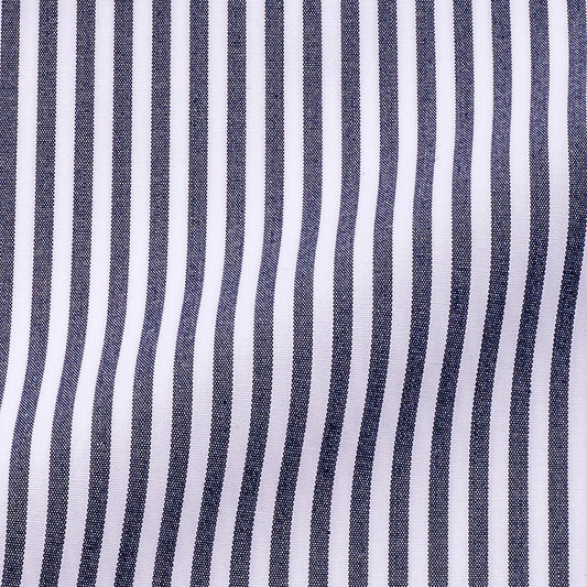 Aquascutumアクアスキュータム オーダーメイドシャツ綿100%チャコールグレー/ロンドンストライプ