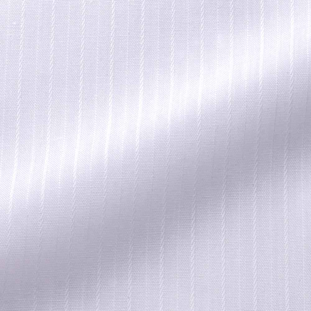 ARAMISアラミス オーダーメイドシャツ/綿ポリ形態安定加工・白/ドビーストライプ