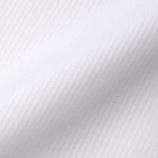TOMIYA ORDER MADE SHIRTING-オーダーメイドシャツ/綿100%・白ドビーナナメ柄