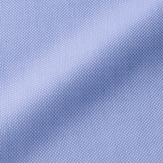 Aquascutumアクアスキュータム オーダーメイドシャツ綿100%サックス/オックスフォード