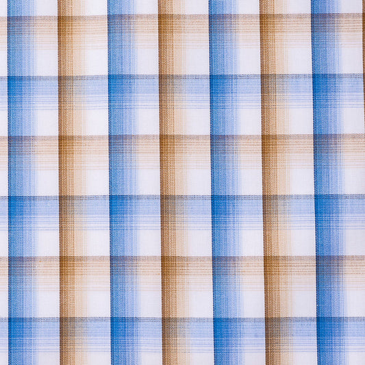 Aquascutumアクアスキュータム オーダーメイドシャツ/オーストリア・ゲッツナー社製綿100%・オンブレーチェック